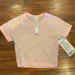 Lululemon Swiftly Tech Cropped Short Sleeve 2.0